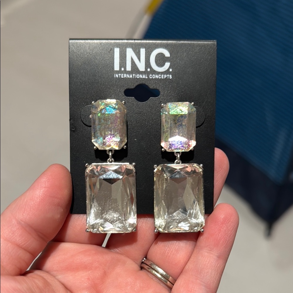 I.N.C. Silver Statement Earrings